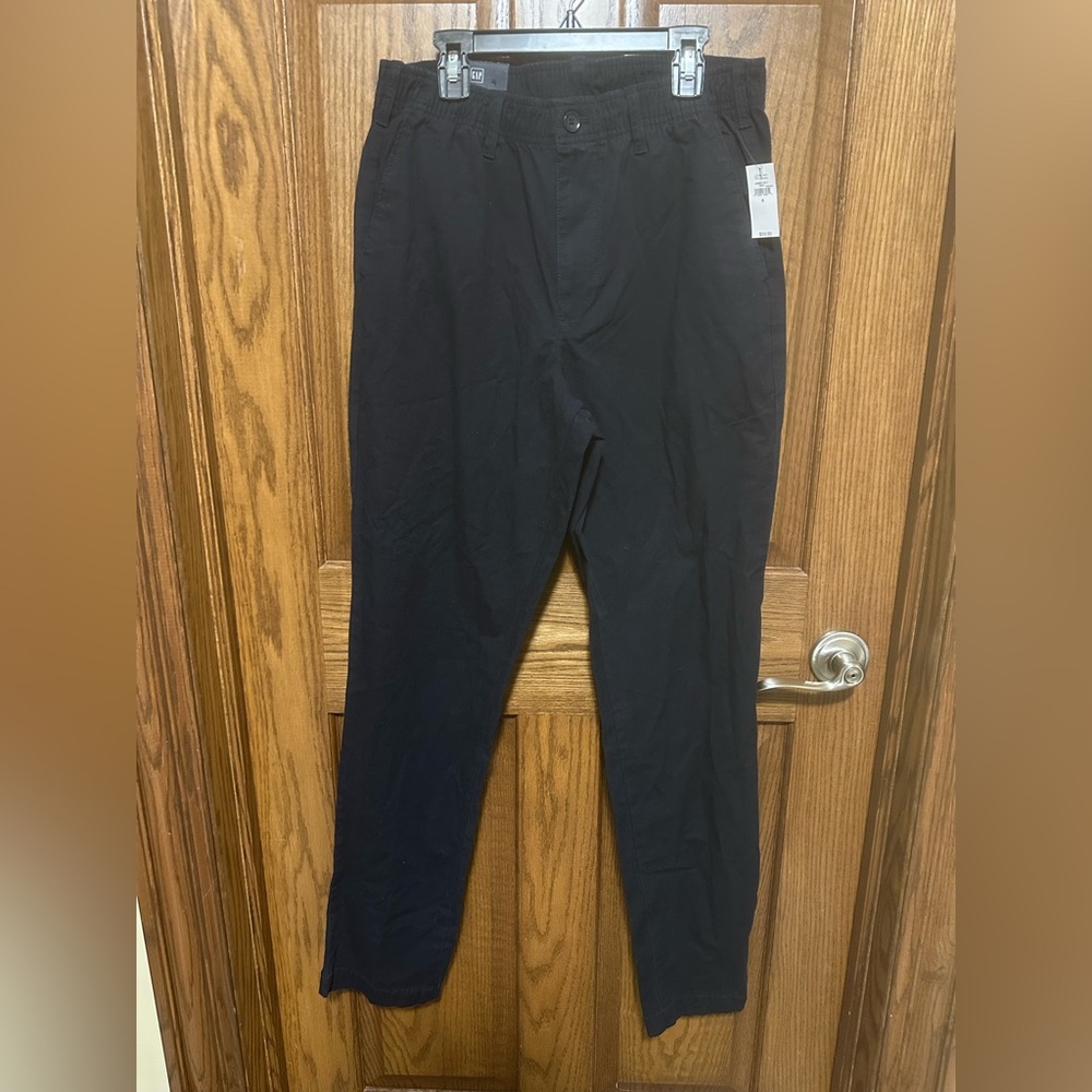 GAP Blue Pants with Slim Pull On Fit and Smooth Texture